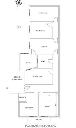 Piso con terraza en venta en HERMANOS GONZALVEZ SELVA 100, imagen 13