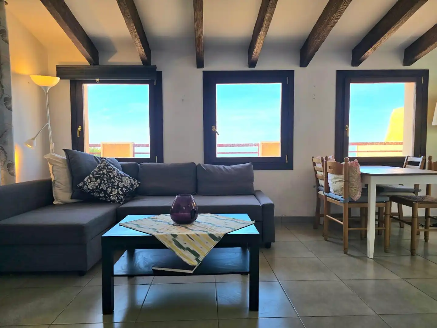 Sala d'estar de Casa o xalet en venda en Banyalbufar amb Aire condicionat i Terrassa