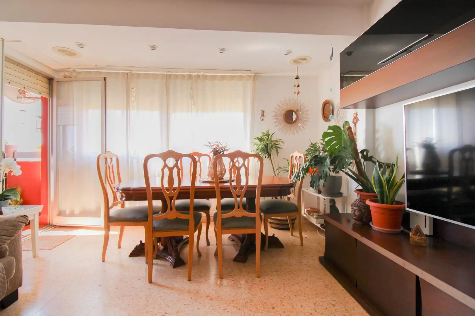Dining room of Flat for sale in La Pobla de Farnals  with Air Conditioner and Balcony