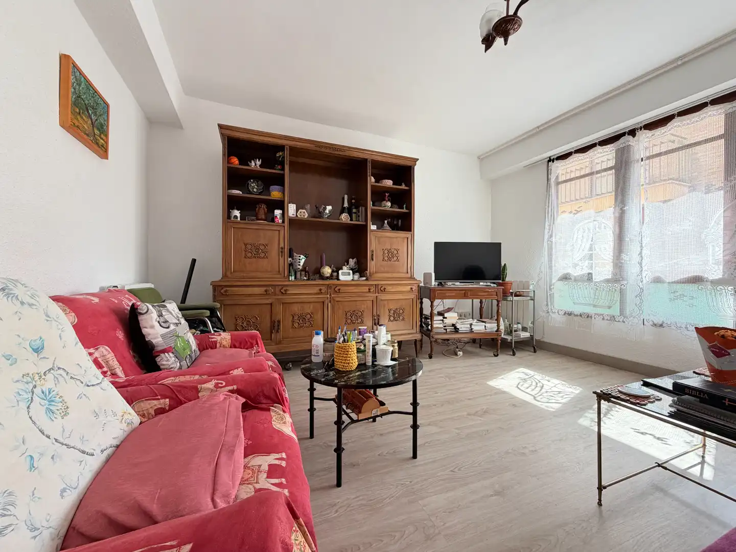 Sala d'estar de Pis en venda en Almazora / Almassora amb Aire condicionat, Calefacció i Moblat