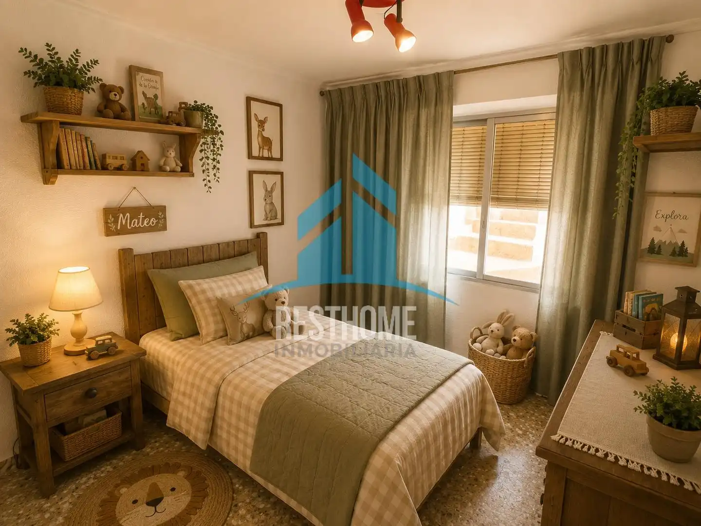 Habitación de Casa adosada en venta en Alborea