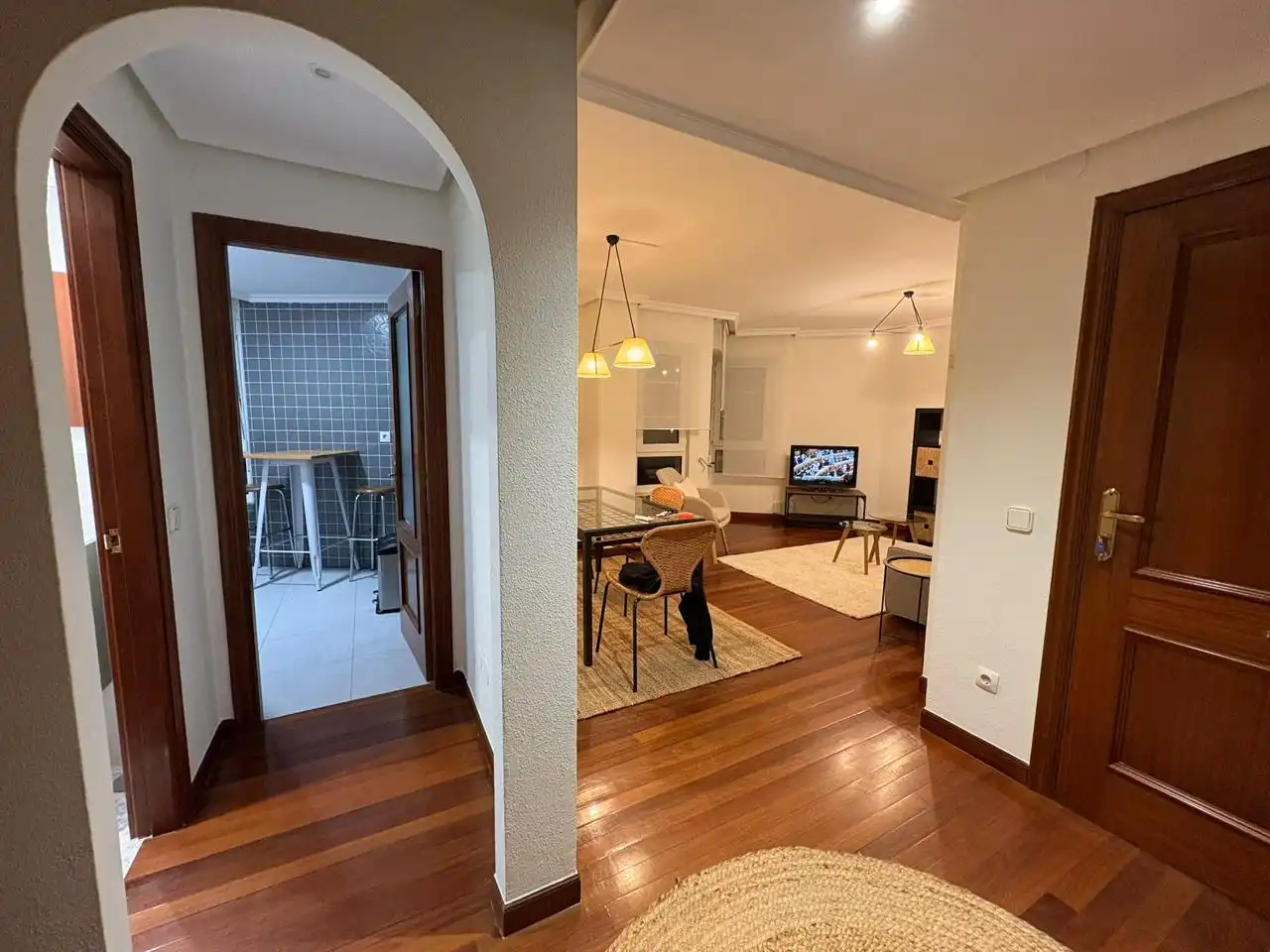 Sala de estar de Piso de alquiler en Santander con Amueblado