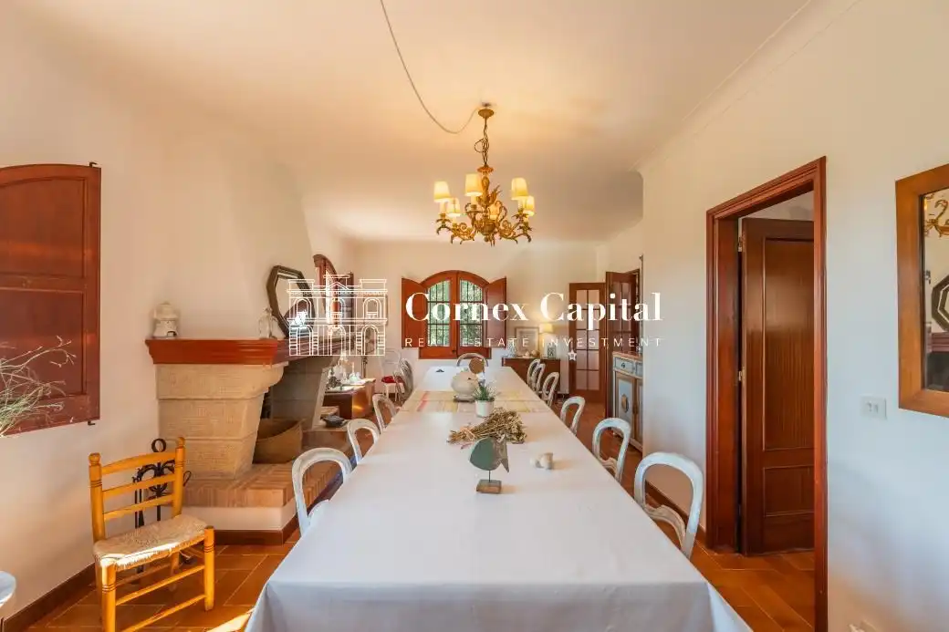 Comedor de Finca rústica de alquiler en Fontanilles con Aire acondicionado, Calefacción y Jardín privado