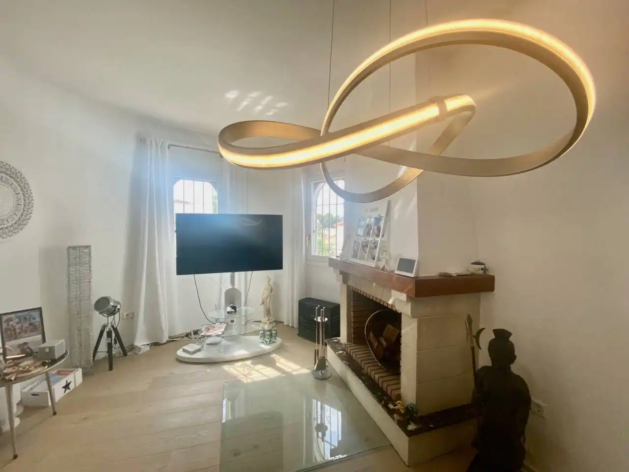 Living room of Houses for sale in Mont-roig del Camp  with Air Conditioner, Private garden and Furnished