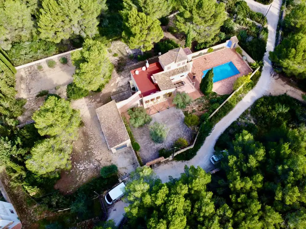 Vista exterior de Casa o chalet en venta en Jávea / Xàbia con Jardín privado, Terraza y Trastero