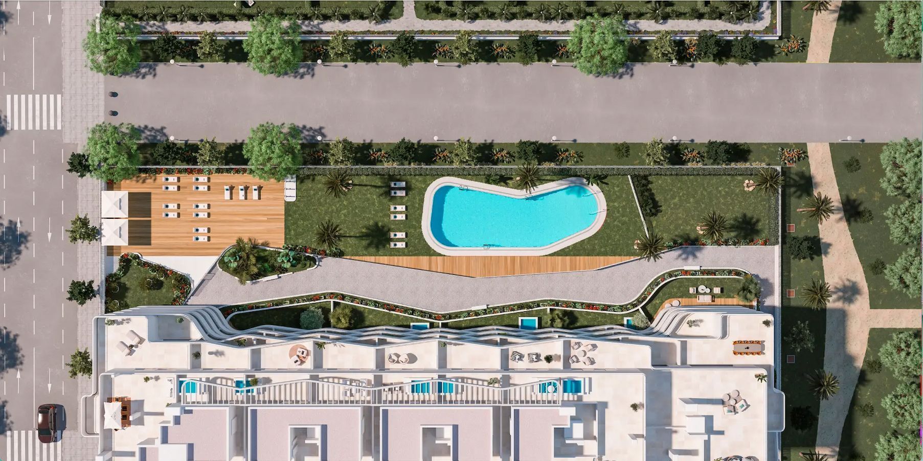 Swimming pool of Flat for sale in Vélez-Málaga  with Air Conditioner, Heating and Private garden