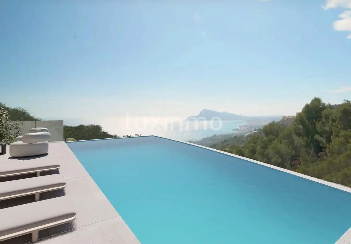 Schwimmbecken von Haus oder Chalet zum Verkauf in Altea mit Klimaanlage, Heizung und Terrasse