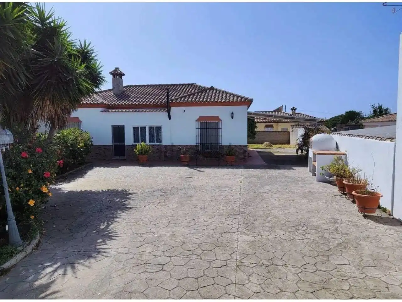 Exterior view of Flat for sale in Chiclana de la Frontera  with Private garden, Swimming Pool and Furnished