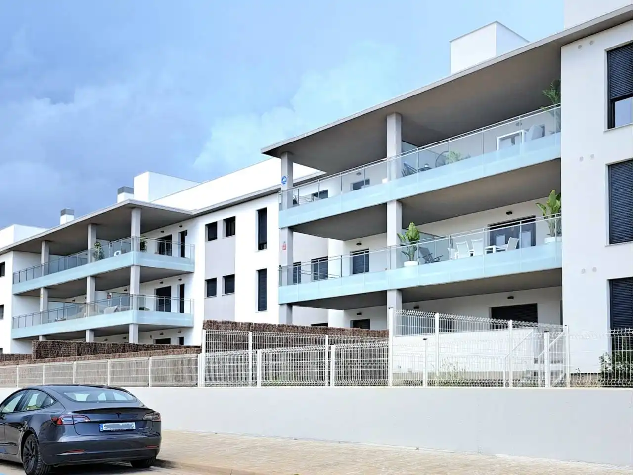 Exterior view of Flat for rent in Cubelles  with Air Conditioner, Heating and Parquet flooring