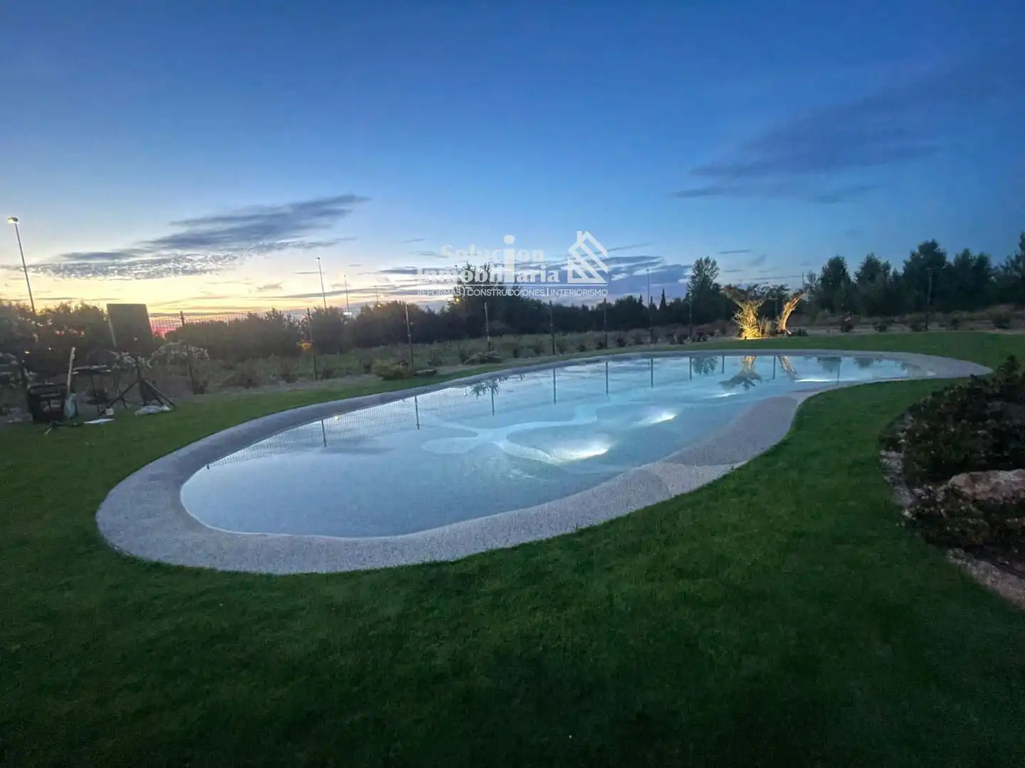 Swimming pool of Detached homes for sale in Carbajosa de la Sagrada  with Heating, Terrace and Storage room