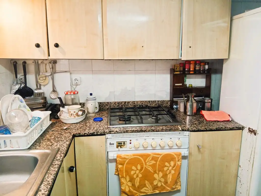 Cocina de Casa o chalet en venta en Calles con Trastero, Amueblado y Horno