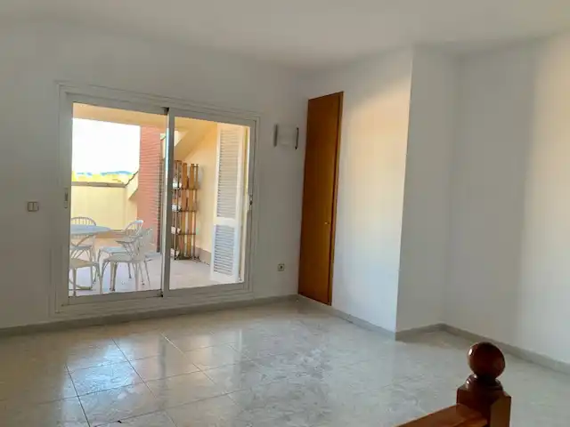 Schlafzimmer von Dachboden zur Miete in Sant Cugat del Vallès mit Klimaanlage, Heizung und Terrasse