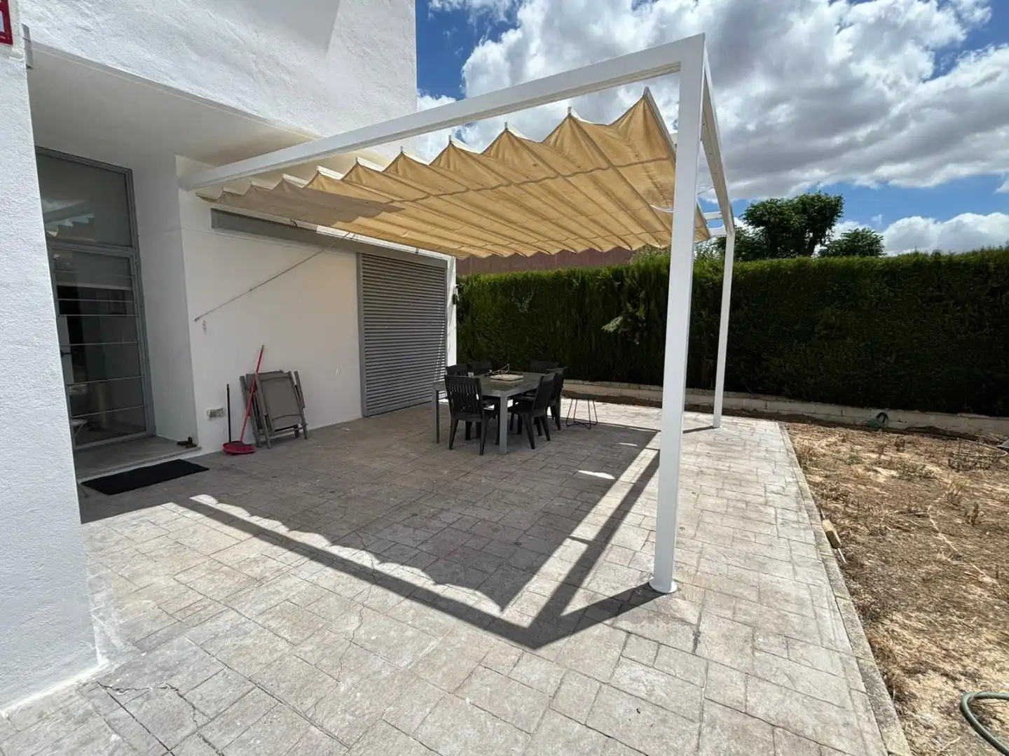 Terrassa de Casa o xalet en venda en Bormujos amb Aire condicionat, Calefacció i Jardí privat