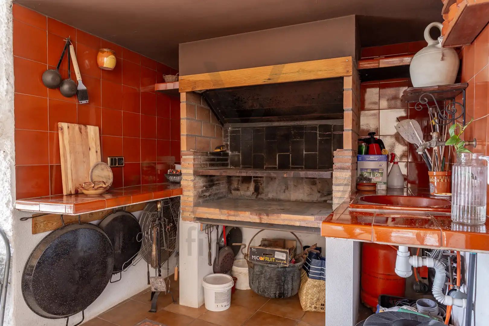 Cuina de Casa o xalet en venda en Valls amb Aire condicionat, Calefacció i Jardí privat