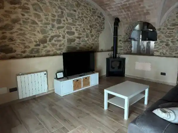 Sala d'estar de Casa adosada en venda en Palau-saverdera amb Aire condicionat i Balcó