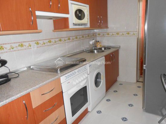 Kitchen of Flat for sale in Cáceres Capital  with Furnished