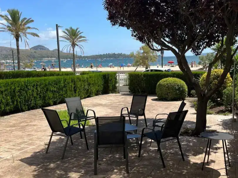 Terrace of Flat for rent in Pollença  with Air Conditioner, Private garden and Furnished