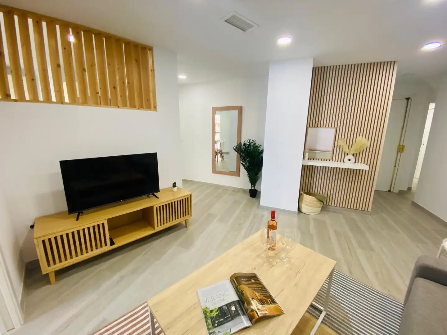 Sala de estar de Piso de alquiler en Málaga con Aire acondicionado, Calefacción y Amueblado