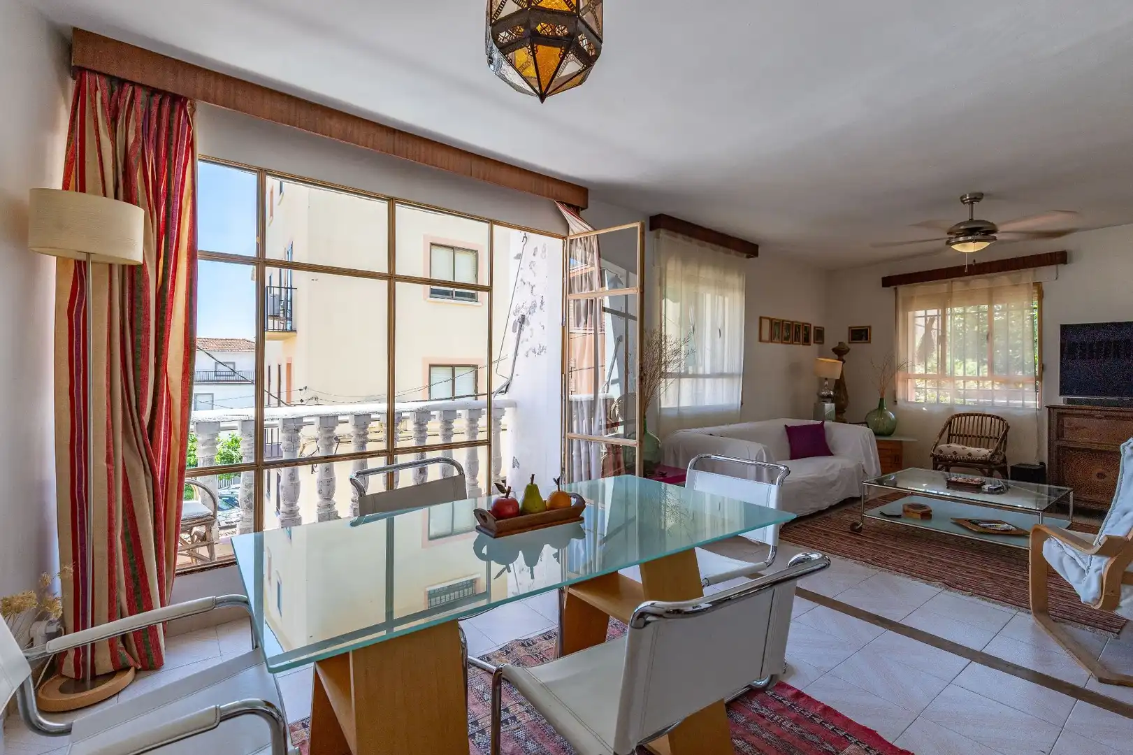 Living room of Houses for sale in Talaveruela de la Vera  with Private garden, Terrace and Storage room