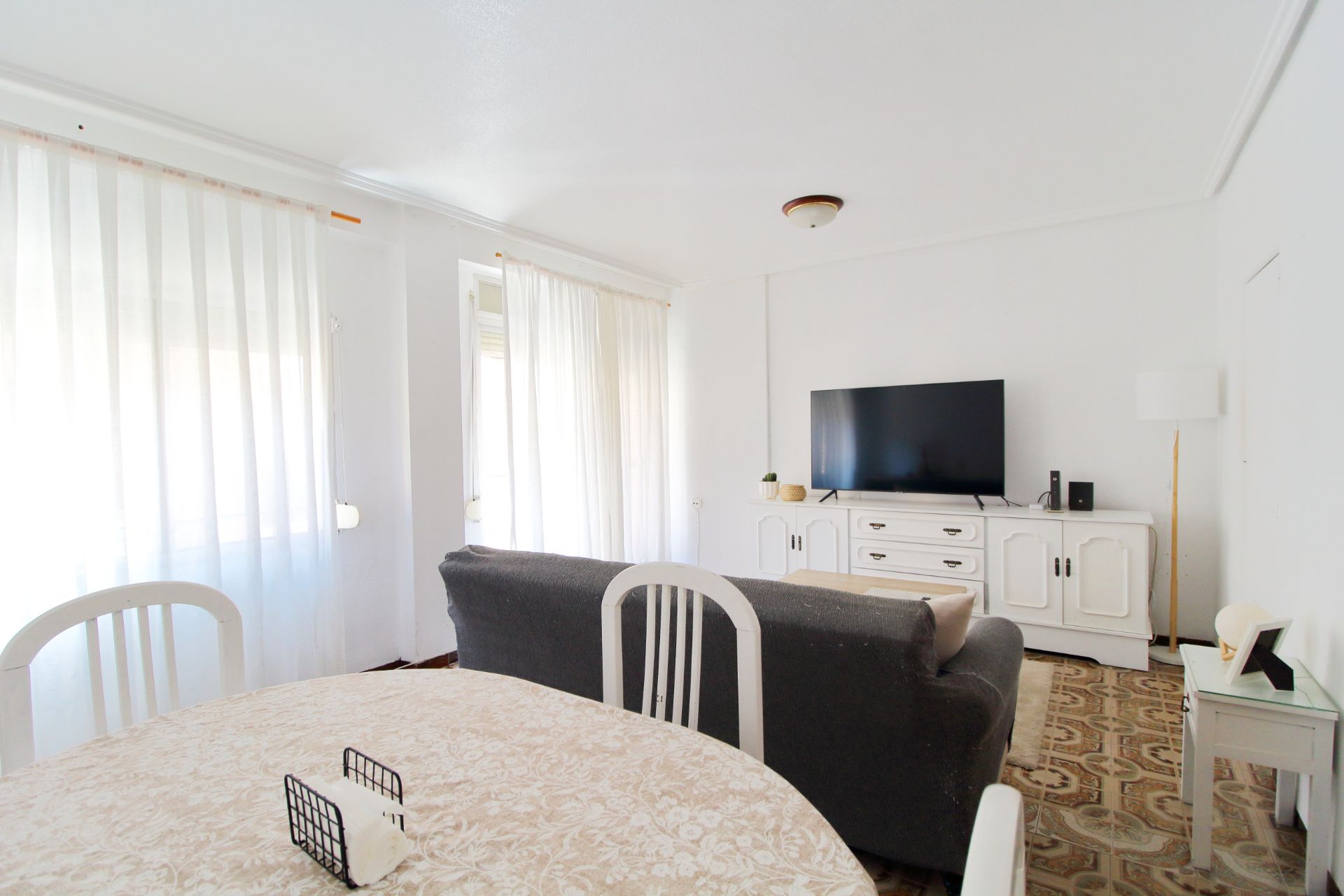 Sala de estar de Piso en venta en  Valencia Capital con Aire acondicionado y Balcón