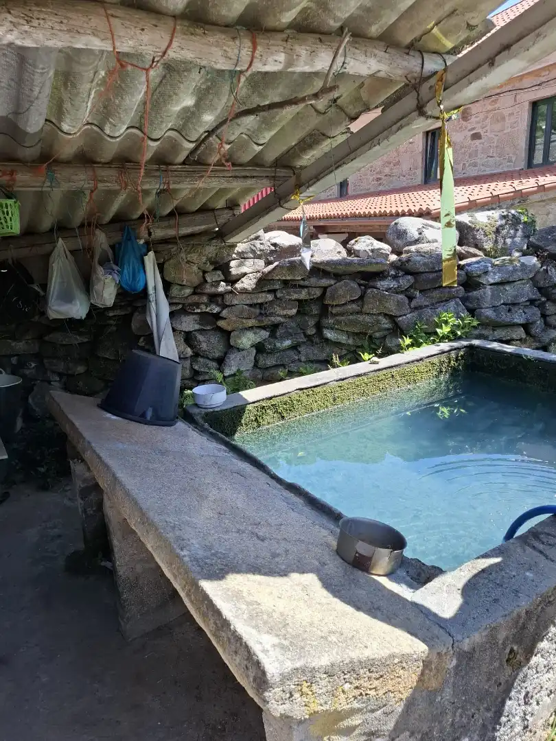 Swimming pool of Country homes for sale in Santiago de Compostela   with Furnished