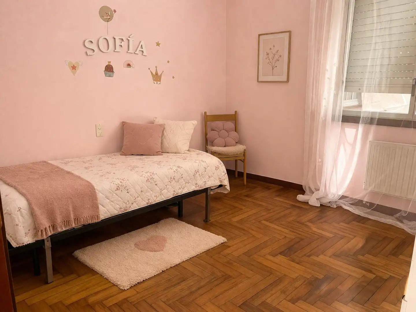 Bedroom of Flat for sale in Vigo   with Heating, Parquet flooring and Storage room