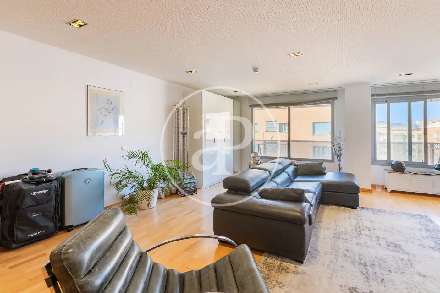 Living room of Attic for sale in San Sebastián de los Reyes  with Air Conditioner, Heating and Terrace