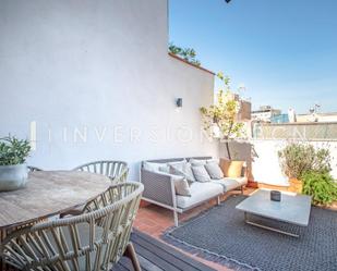 Terrace of Attic to rent in  Barcelona Capital  with Air Conditioner, Heating and Terrace