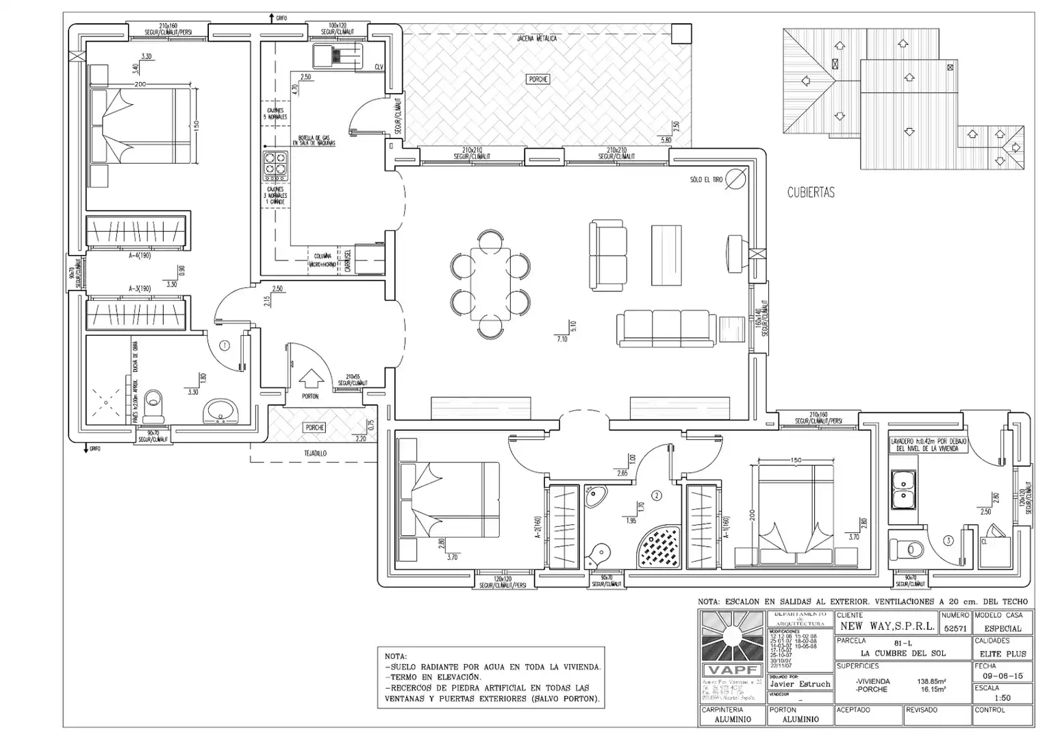 Chalet con piscina en venta en Cumbre del Sol, imagen 75