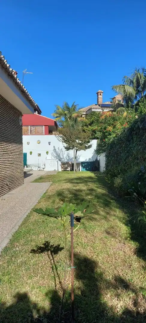 Vista exterior de Casa adosada en venda en El Puerto de Santa María amb Aire condicionat