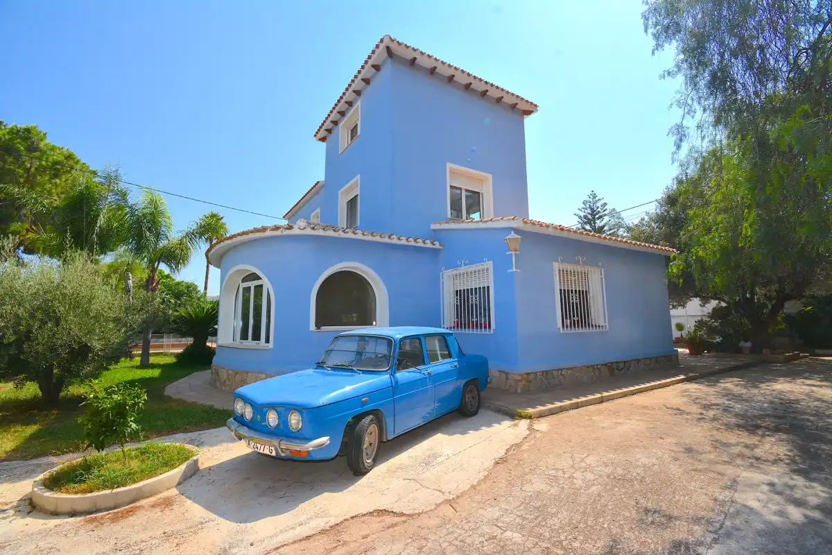 Vista exterior de Casa o chalet en venta en Dénia con Aire acondicionado, Calefacción y Jardín privado