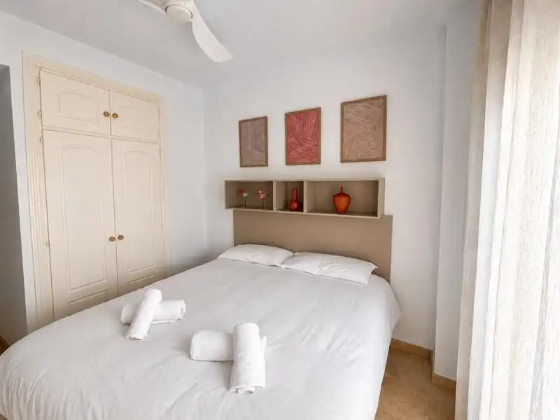 Bedroom of Flat for rent in Manilva  with Private garden, Terrace and Furnished