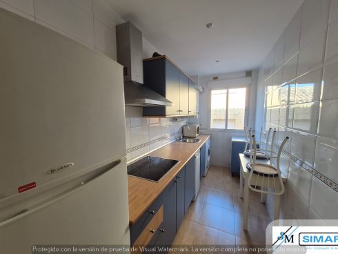 Cuina de Apartament de lloguer en  Toledo Capital amb Aire condicionat, Calefacció i Moblat