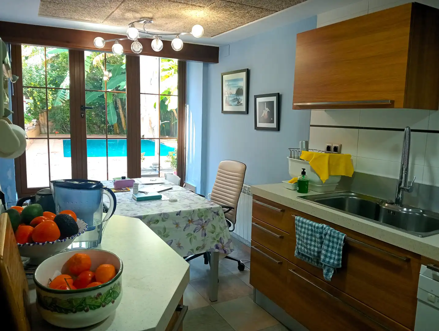 Cocina de Finca rústica en venta en Xàtiva con Aire acondicionado, Calefacción y Jardín privado