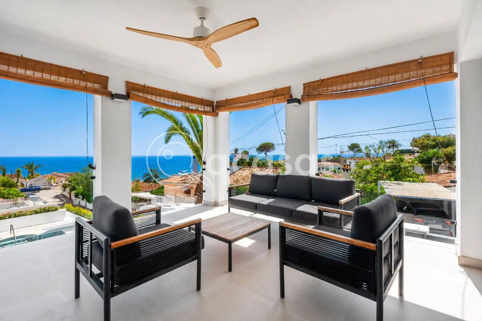 Terraza de Casa o chalet en venta en Benalmádena con Aire acondicionado, Calefacción y Jardín privado