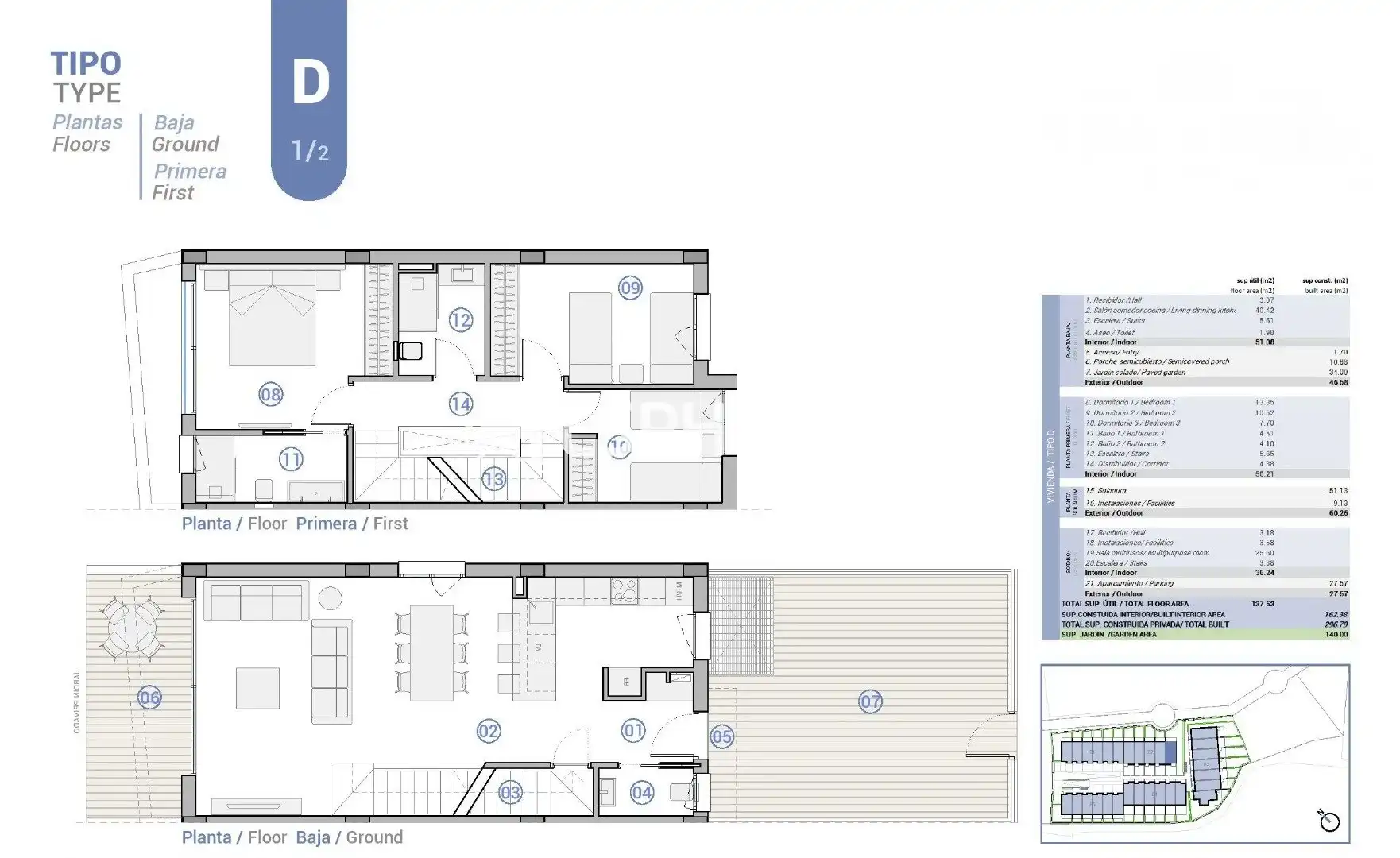 Bungalow con terrazza in vendita a Pueblo Español - Coveta Fumá, imagen 12