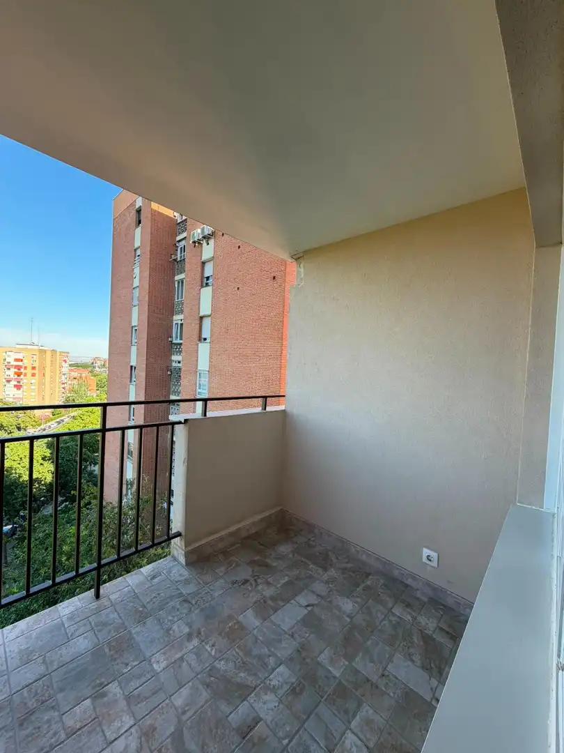 Terraza de Piso de alquiler en Madrid con Calefacción, Parquet y Terraza