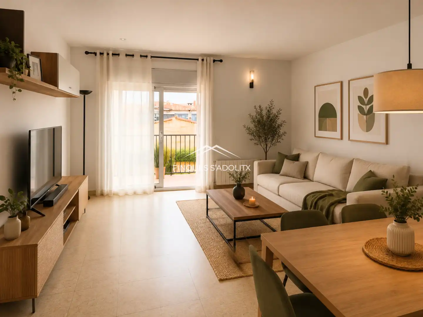 Sala de estar de Piso en venta en Sant Feliu de Guíxols con Calefacción y Balcón