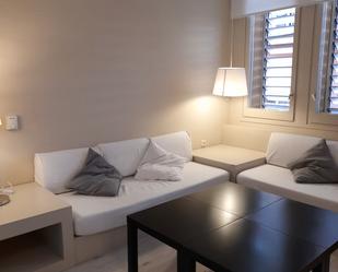 Sala d'estar de Pis de lloguer en  Barcelona Capital amb Aire condicionat, Calefacció i Parquet