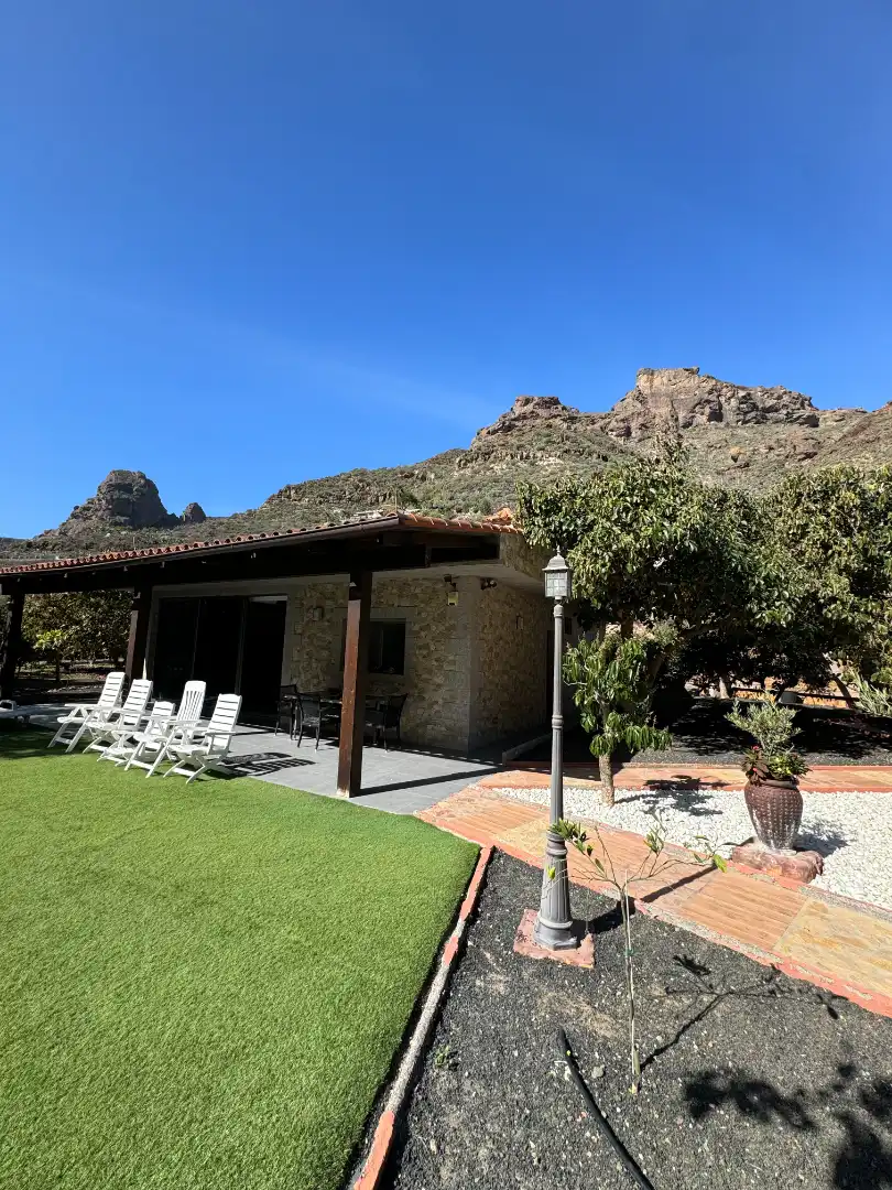 Jardí de Finca rústica en venda en San Bartolomé de Tirajana amb Aire condicionat, Jardí privat i Terrassa