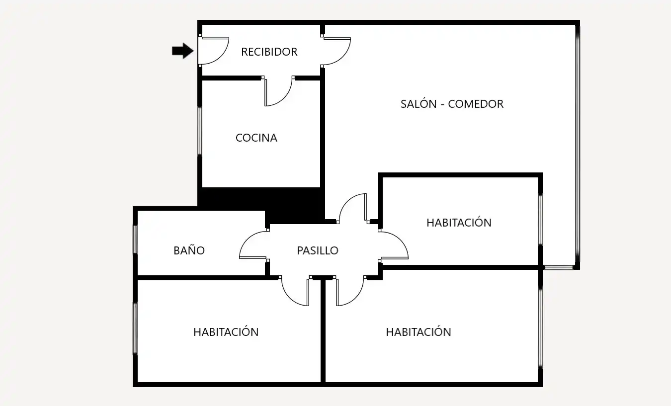 Piso en venta en Barcelona con Aire acondicionado, Calefacción y Parquet