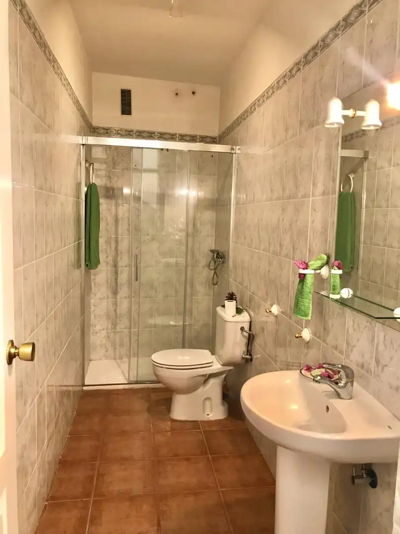 Badezimmer von Einfamilien-Reihenhaus zur Miete in El Rosario mit Privatgarten, Terrasse und Möbliert