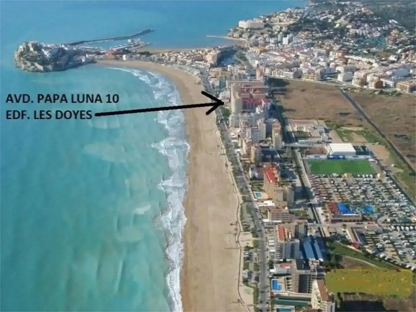 Außenansicht von Wohnungen zur Miete in Peñíscola / Peníscola mit Balkon