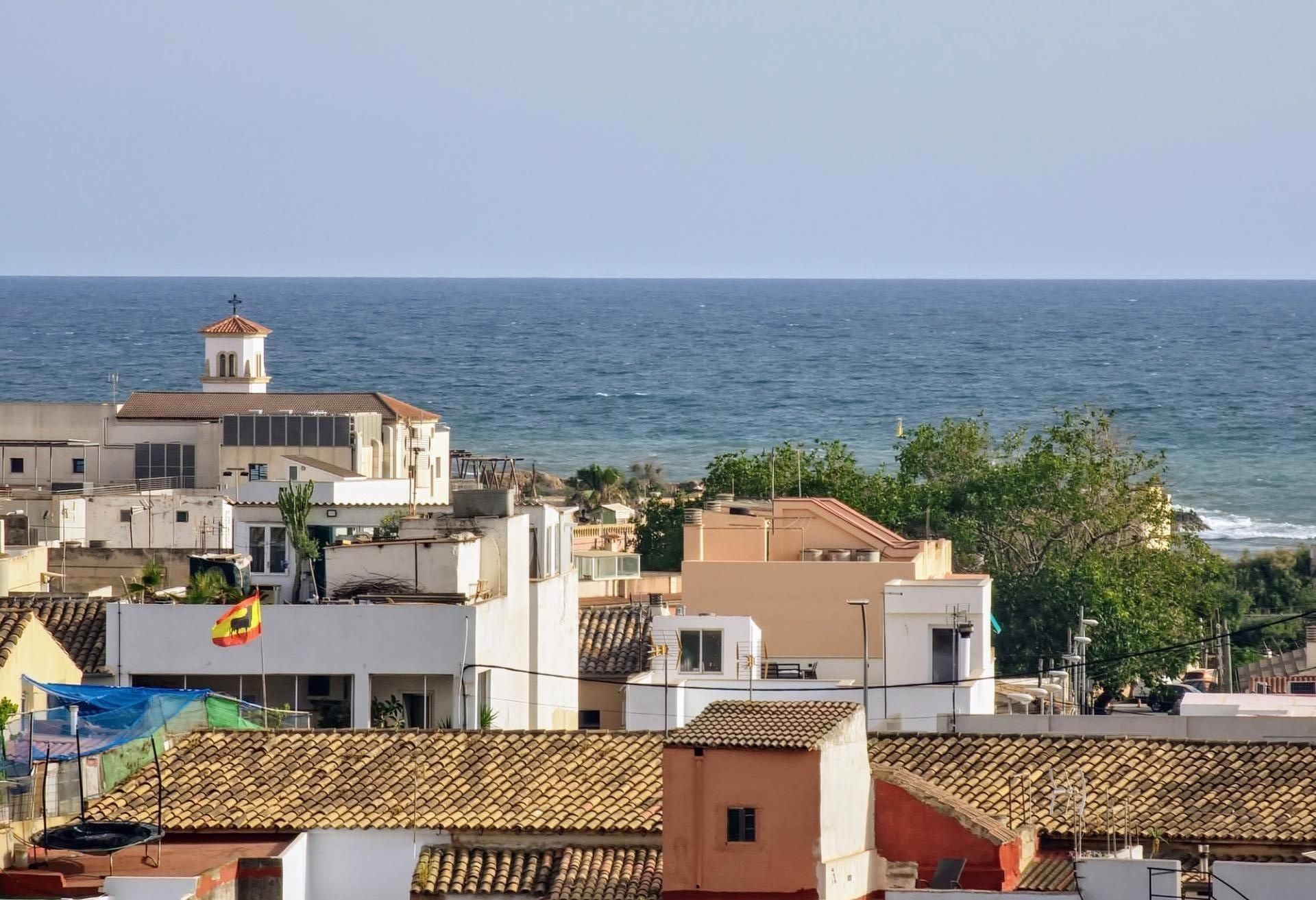 Vista exterior de Àtic en venda en  Palma de Mallorca amb Aire condicionat, Calefacció i Terrassa