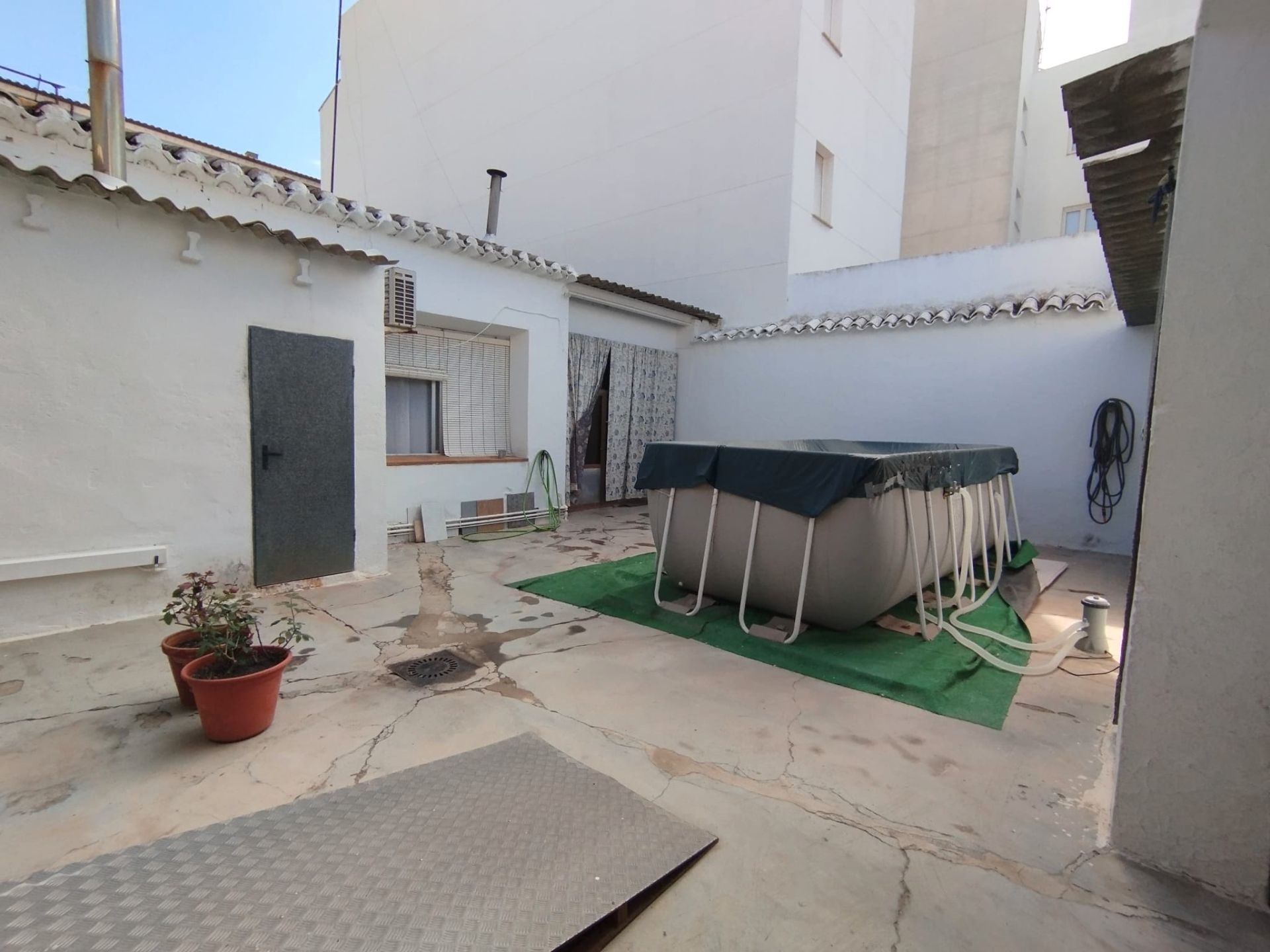 Garden of Single-family semi-detached for sale in Tomelloso  with Air Conditioner, Heating and Private garden