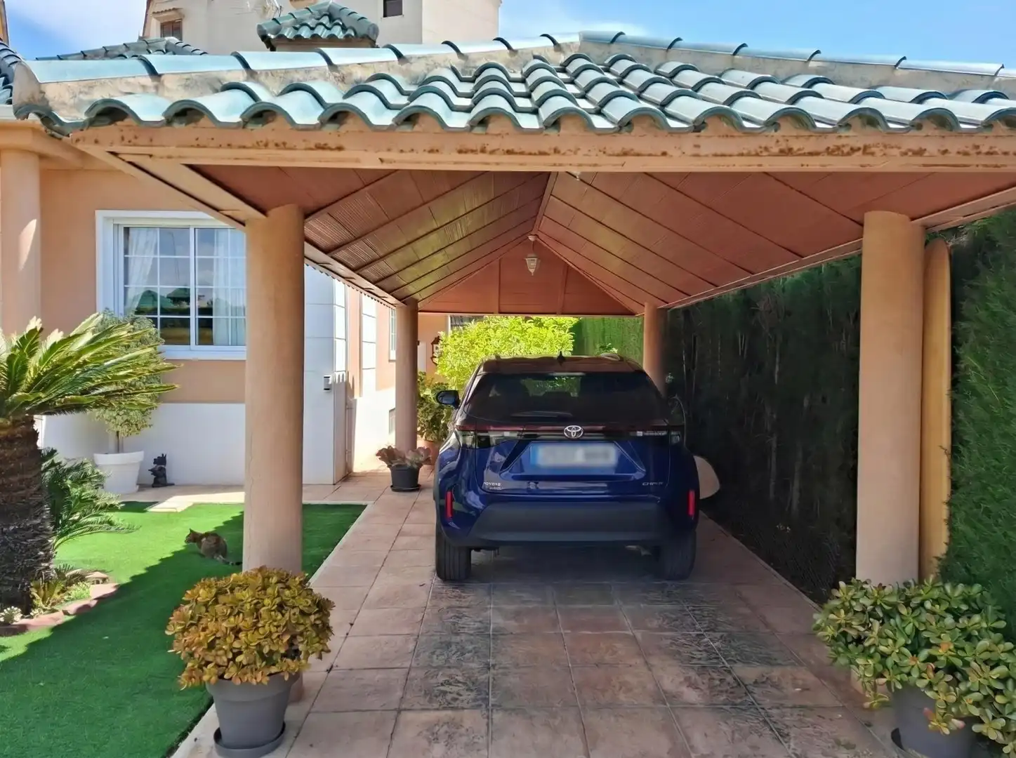 Parking de Casa o chalet en venta en Elche / Elx con Calefacción, Jardín privado y Terraza