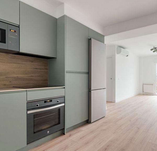 Kitchen of Flat for sale in  Madrid Capital  with Air Conditioner and Heating