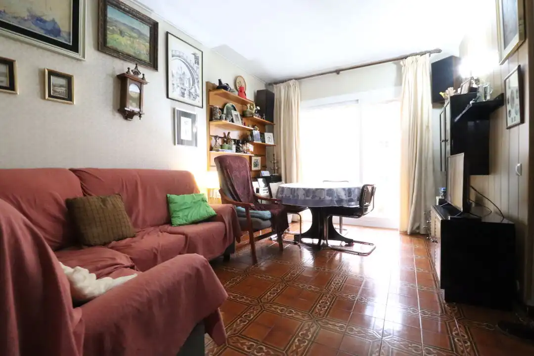 Sala d'estar de Pis en venda en  Barcelona Capital amb Calefacció