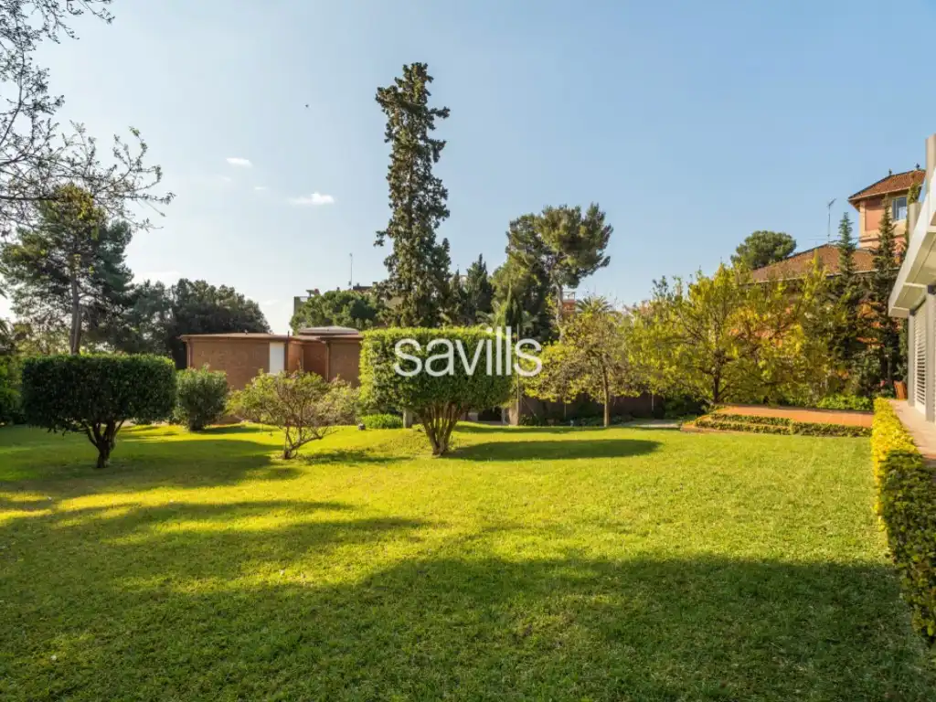Garten von Haus oder Chalet zur Miete in Esplugues de Llobregat mit Privatgarten, Terrasse und Schwimmbad
