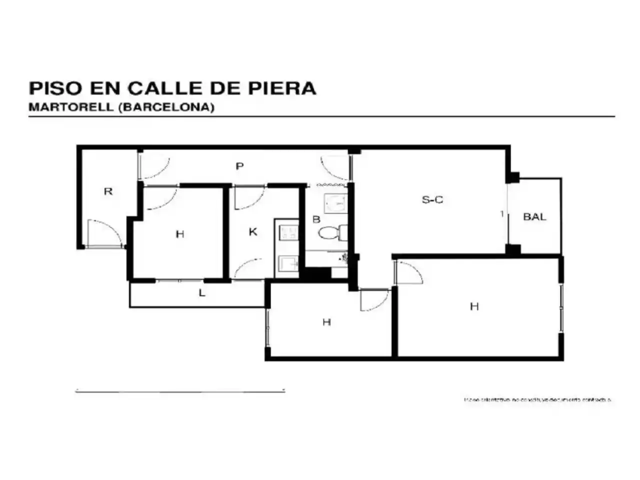 Piso en venta en Martorell con Balcón